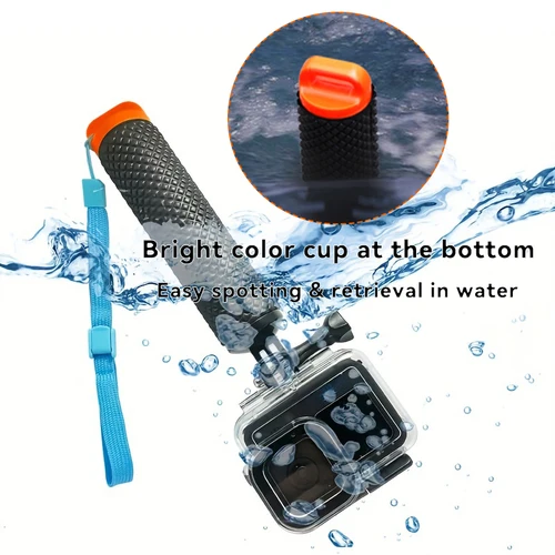 Imagen 2 del producto Empuñadura flotante de agua mejorada para Gopro Hero 13, 12, 11, 10, 9, 8, DJI Osmo Insta360, mango de flotabilidad, accesorios de montaje para palo de Selfie