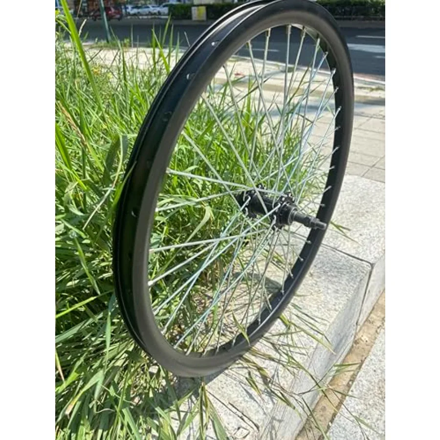 

26" Bike Rear Wheel Double Wall Aluminum Wheel 680g Heavy Duty, Bike Wheel 10G 36 Spokes for MTB/Road/Cruiser Bicycles Rim Size