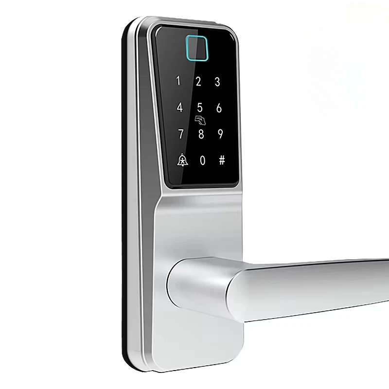 Wifi Smart Door Lock Aluminum Alloy Electronic Password Biometric Fingerprint Reader Intelligent Keypad High Security Code