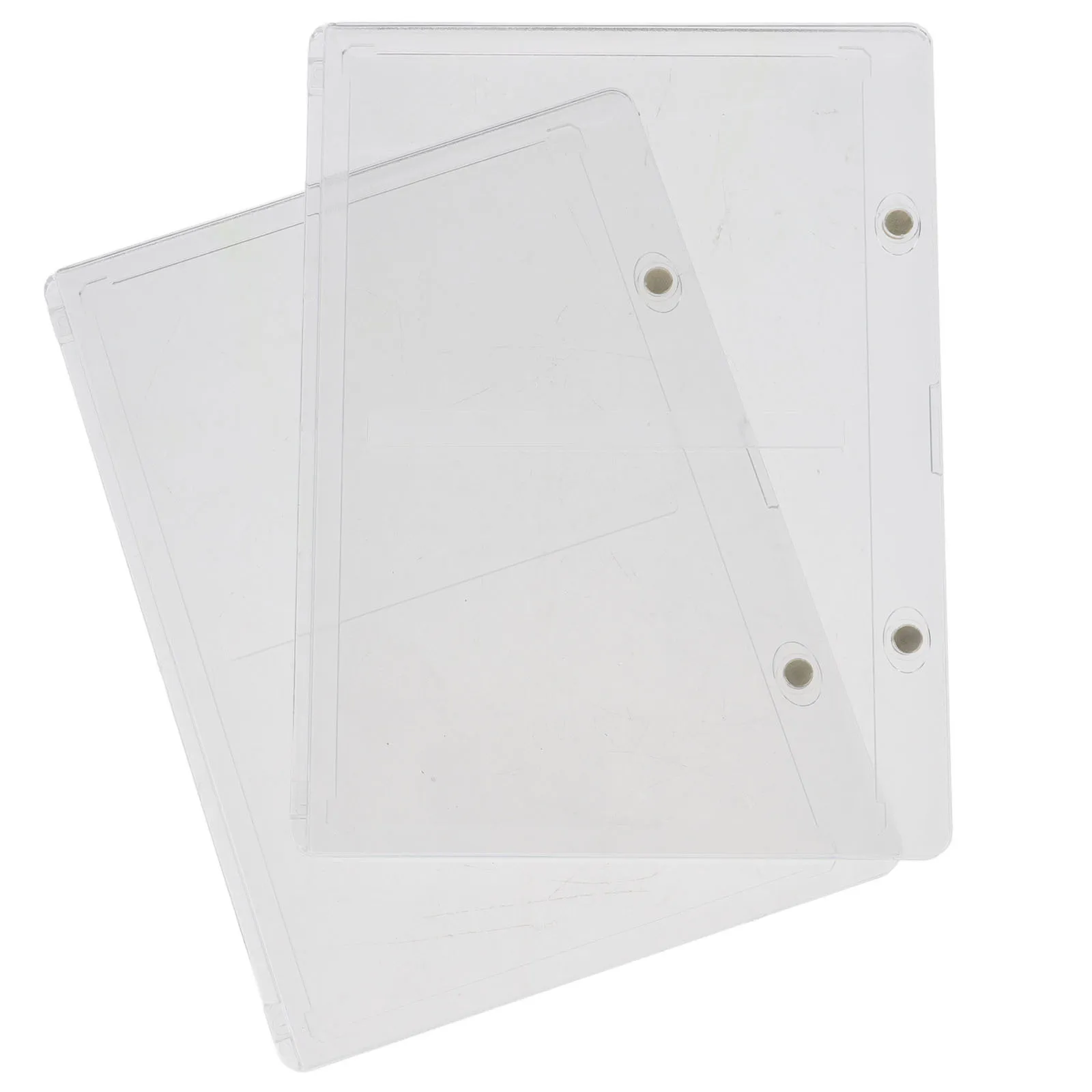 

Magnetic Card Display Case 2Pcs Acrylic Transparent Holder Stand for Trading Cards Protectors Sleeve Frame Hard Case