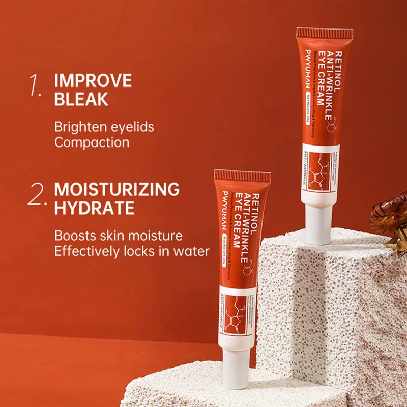 1/3/5/10 pcs Retinol Wrinkle Removal Eye Cream Fade Fine Line Instant Anti-Aging Puffy Remove Dark Circles Bags Korean Skin Care