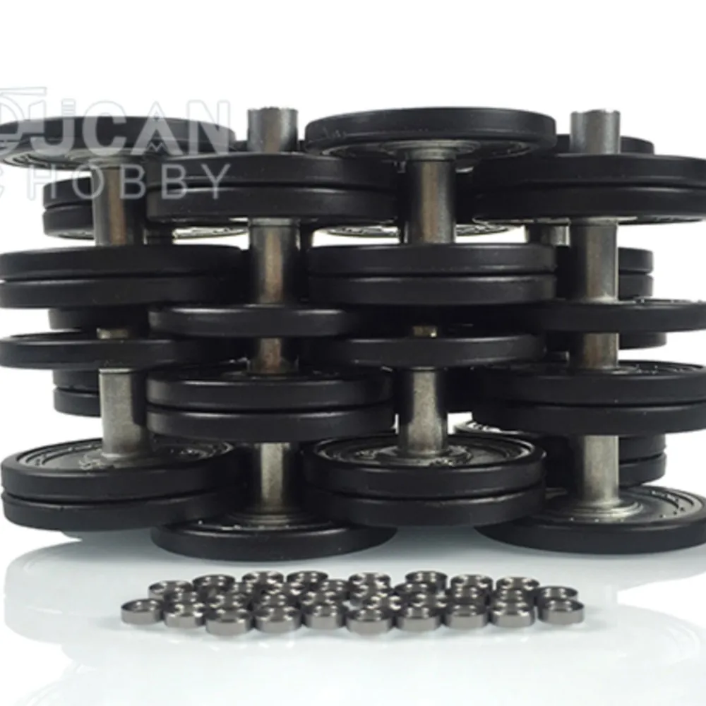 

US Sale Henglong 1/16 German Tiger I 3818 PanTHer 3819 RC Tank Metal Road Wheels W/ Rims