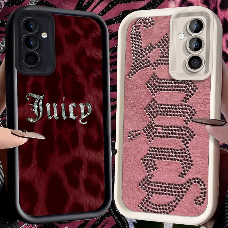 Back J-JuicysS C-Couture Case for Samsung Galaxy A37 A36 A35 A34 A33 A32 A26 A24 A23 A17 A16 A15 A14 A13 A12 4G 5G A07 A06 Cover