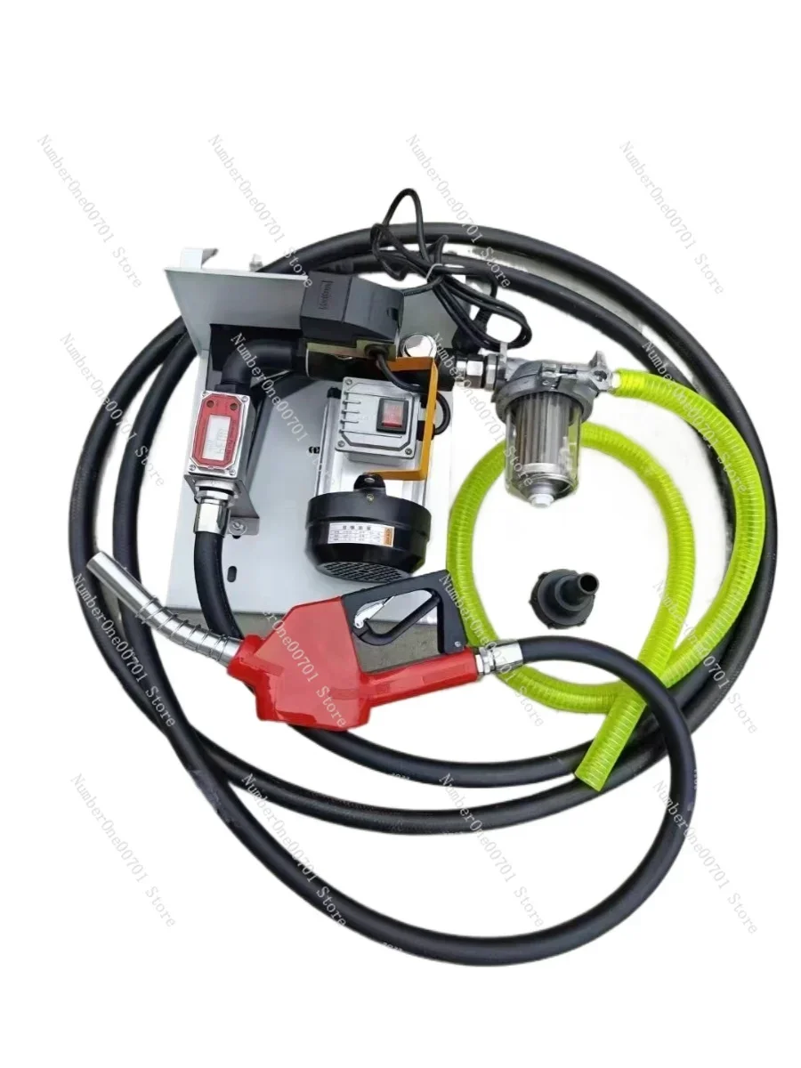 Diesel Electric Oil Pump 12V24V220v Automatic High-power Refueling Gun Vehicle-mounted Ton Barrel Refueling Machine
