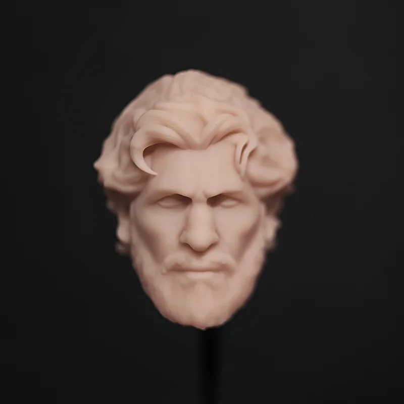 

HL2013 DIY Customized 1/18 1/12 1/10 Jon B Frank C B Unpainted Head Sculpt for 3.75" 6" 7" Figure SHF ML Mafex Mez NECA Mcf