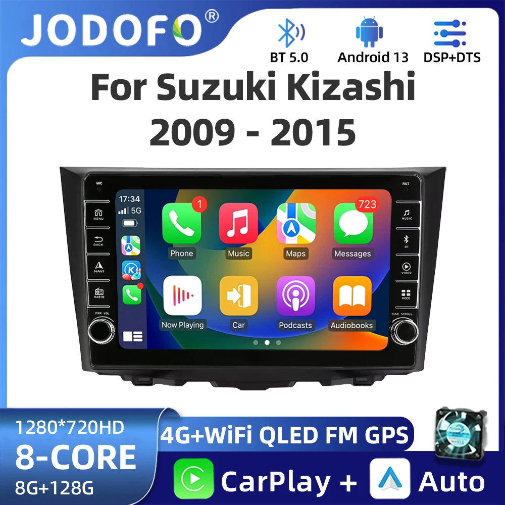 

Android 13 OS Auto Radio For Suzuki Kizashi 2009 2010 2011 2012 2022 2023 - 2015 4G WIFI Car Multimedia Player Carplay GPS DSP