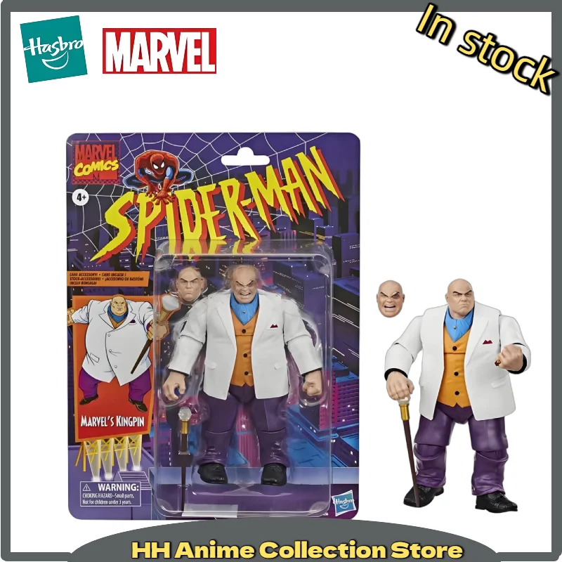 

Новинка в наличии: Коллекционная подвижная фигурка Hasbro Marvel Legends Человек-паук Ретро (на подвесной карточке) Кингпин, 6 дюймов, подарок