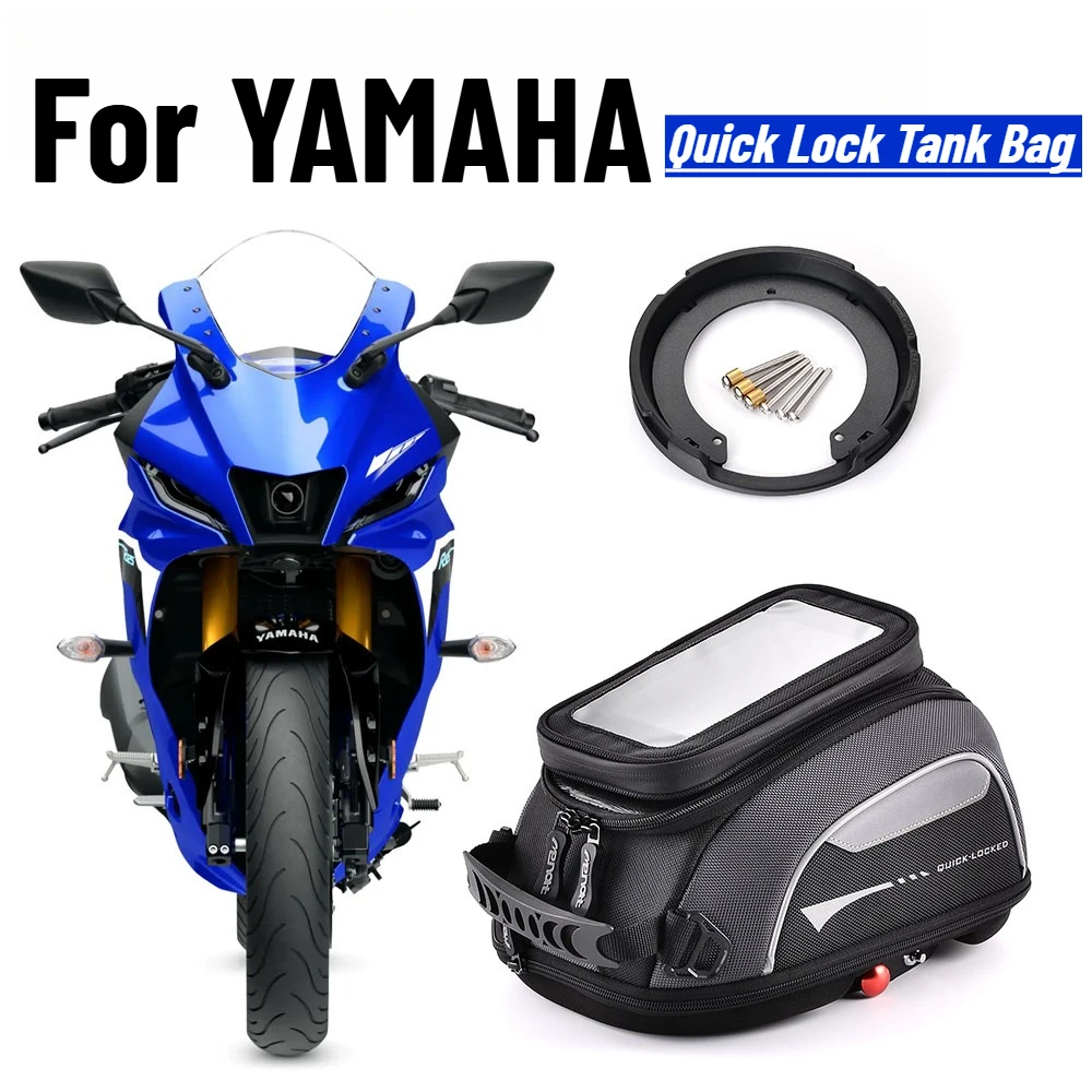 Tank Bag For Yamaha YZF R6 R7 R1 R25 R15 V4 Tracer 700 MT07 Tracer MT10/SP MT15 MT25 Motorcycle Waterproof Bags Luggage Top Case