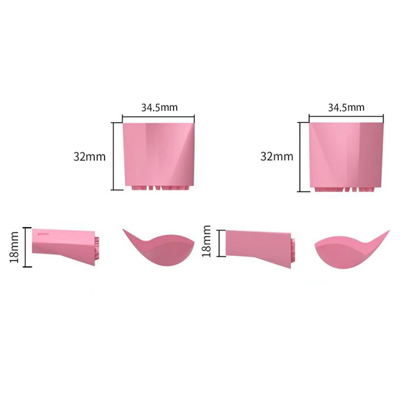 Aide à cils en Silicone, filet d'étanchéité pour faux cils pour la formation naturelle, joint d'eye-liner de peinture rouge, outil de beauté de maquillage
