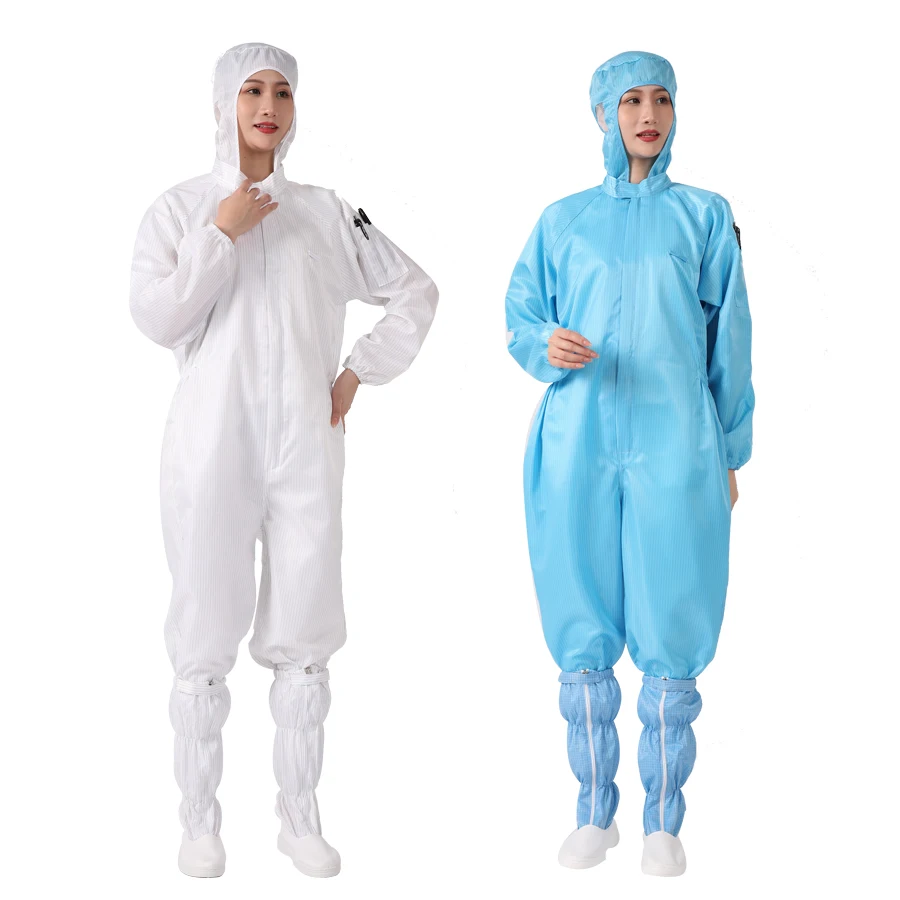 Reusable smock esd garment food industry suit/antistatic workwear esd clothes