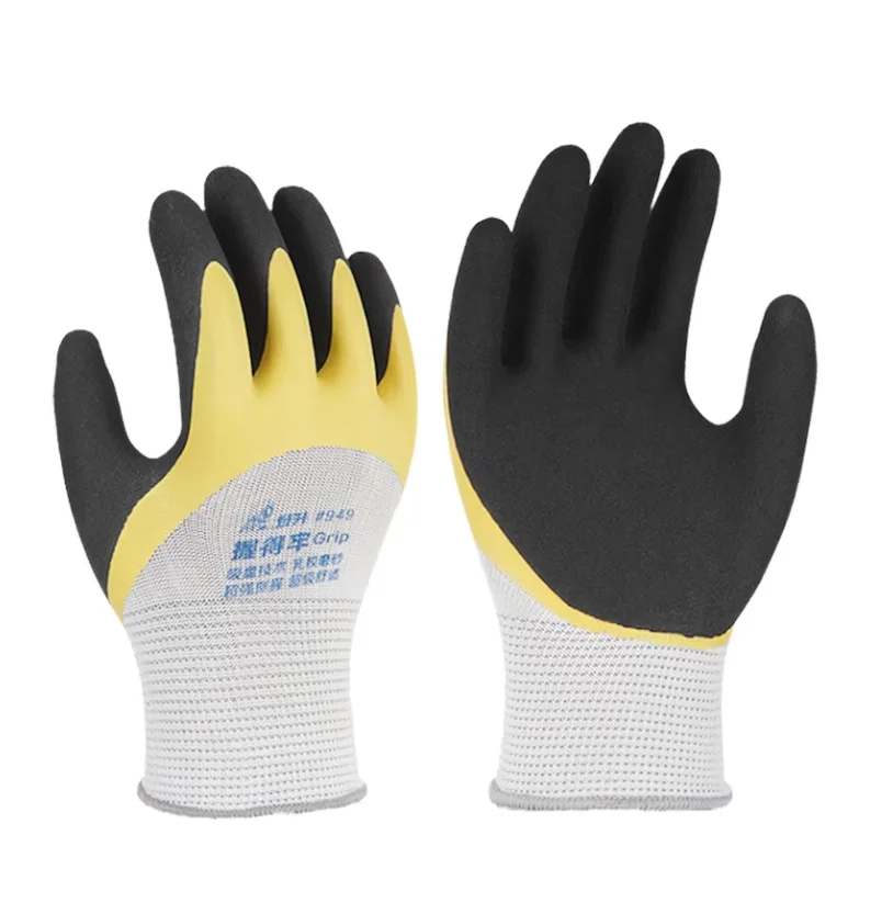 Tear Resistant Gloves Strong Grip Anti Slip Automotive Maintenance Machine Tool Operation Agriculture Construction Work Gloves