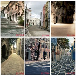 ZHISUXI Retro European Street View Scenery Photography Backdrops Props Wedding Child Photo Backgrounds StudioYXFL-81