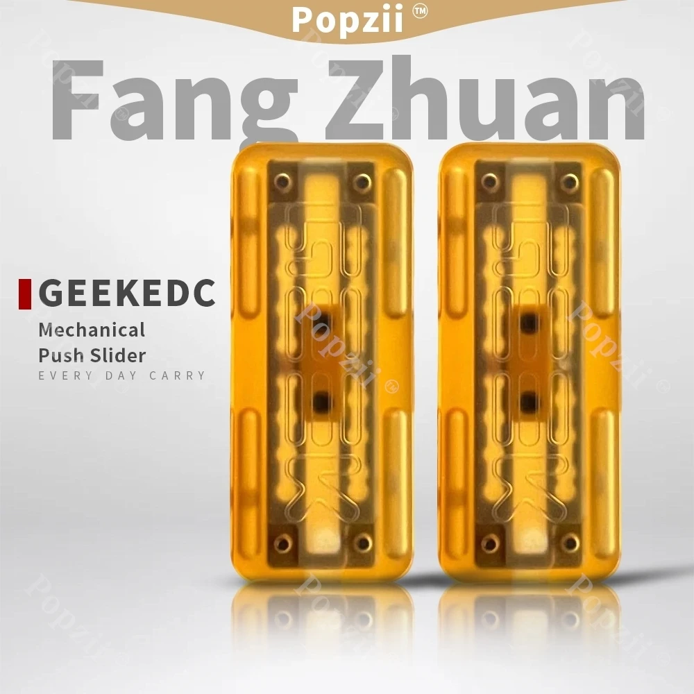 

GEEKEDC PEI EDC Mechanical Multi Orbit Push Slider Office Stress Relief Gadgets Adults Stress Relief Toy Fidgeting toys