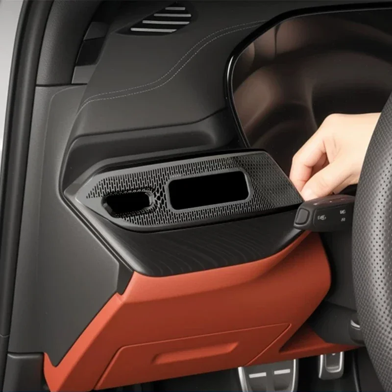 For Audi Q5 2025 2026 front side air outlet stainless steel protective cover automotive accessories interior modification parts 3