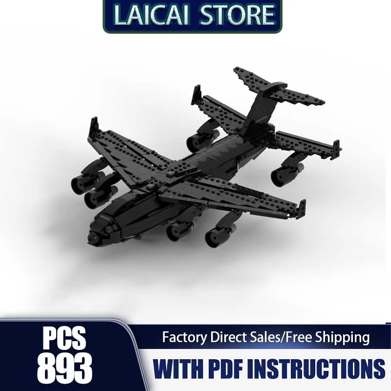 

Военная модель воздушного истребителя Moc, строительные блоки SHIELD C-17, модель, технология, сборка кирпичей, праздничный подарочный набор, игрушка