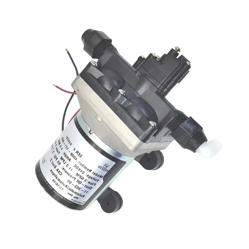 RV Fresh Water Pump With Strainer 3.0 GPM/LPM For Camper Yacht Marine 4008-131-A65 24V