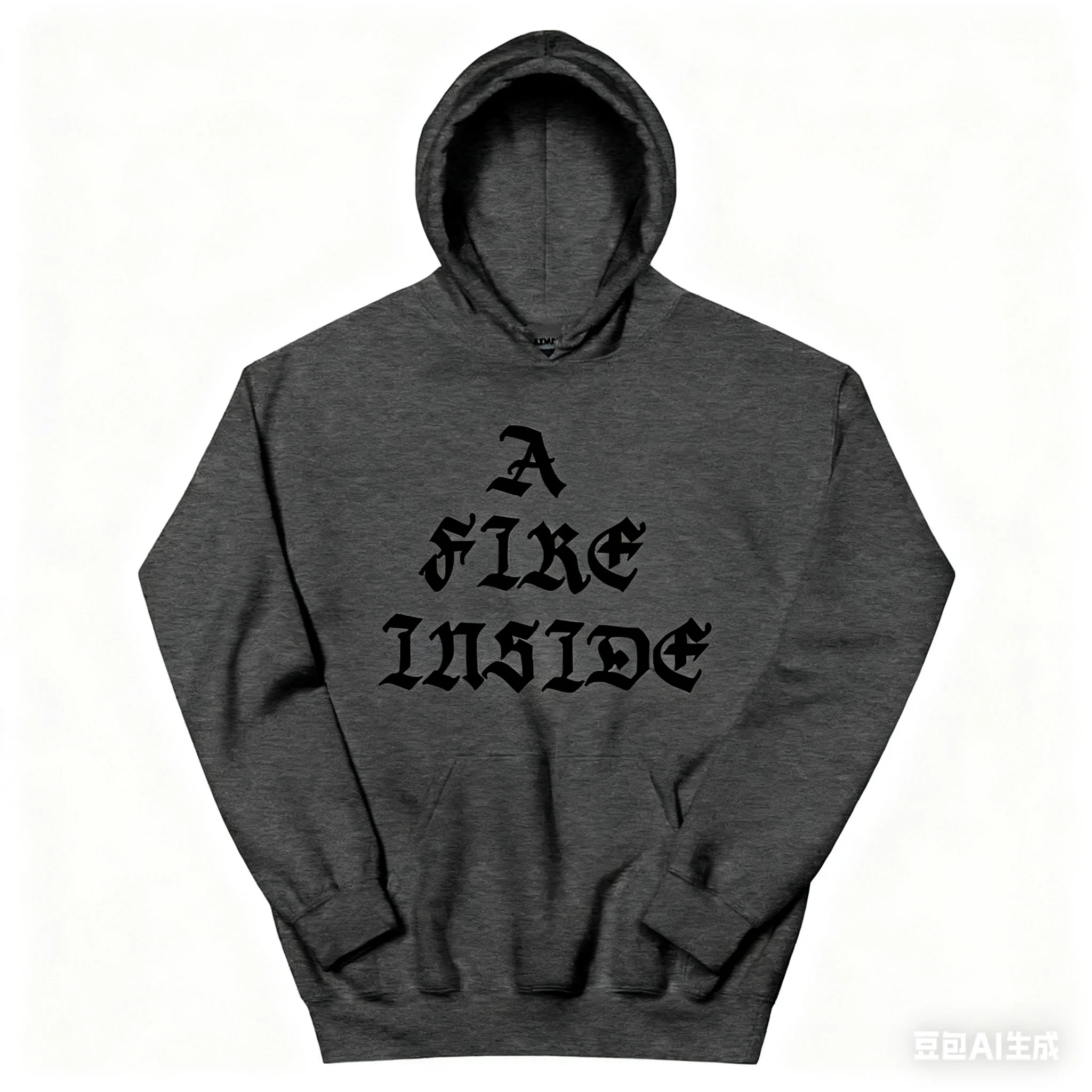 A Fire Inside Black Hoodie Faces Ivory AFI Graphic Sweatshirt Long Sleeve Fashion Hooded Pullovers Warm Men Women Leisure Hoodie