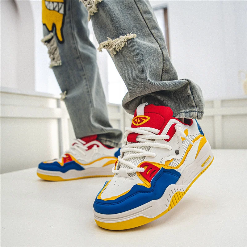 Original Skateboard Shoes Men Fashion Colorful Sneakers For Men Streetwear Hip hop Platform Shoes Men Designer Skate Sneakers