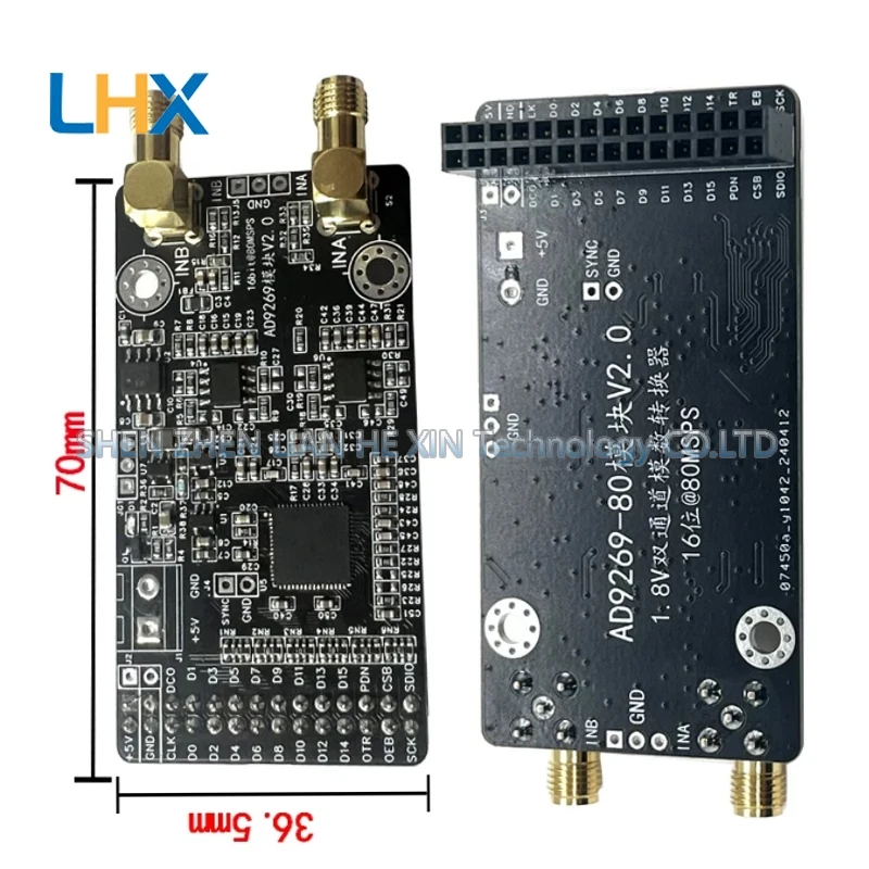 

AD9269 High-speed ADC 80M 16-bit Sampling Rate Analog-to-Digital Converter Module in stock
