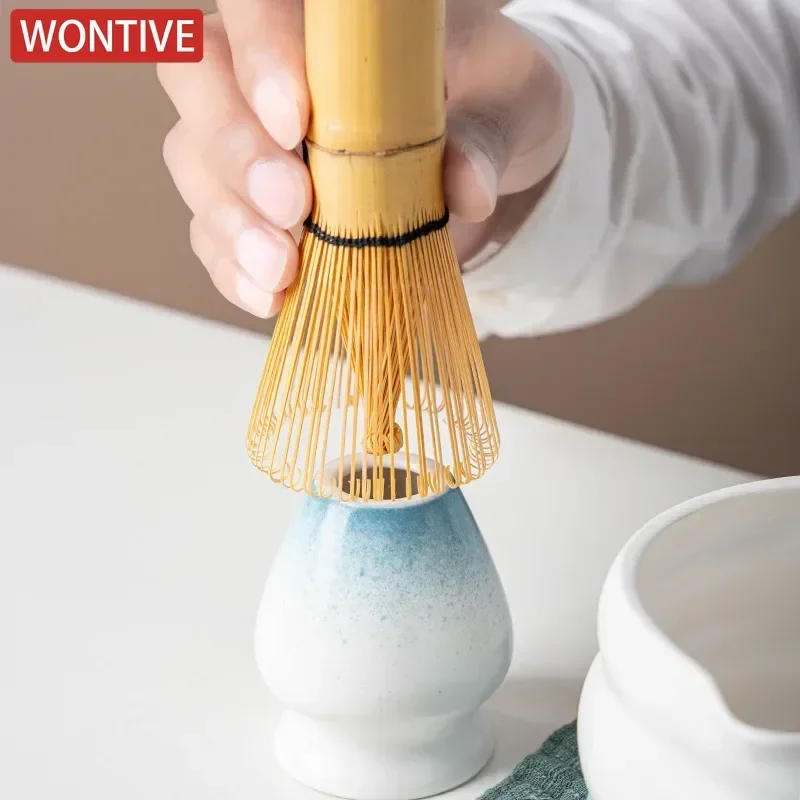 

7PCS Japanese Matcha Set Safe Bamboo Whisk Teaspoon Tea Sets Indoor Beverage Shop Tea-making Tools Accessories