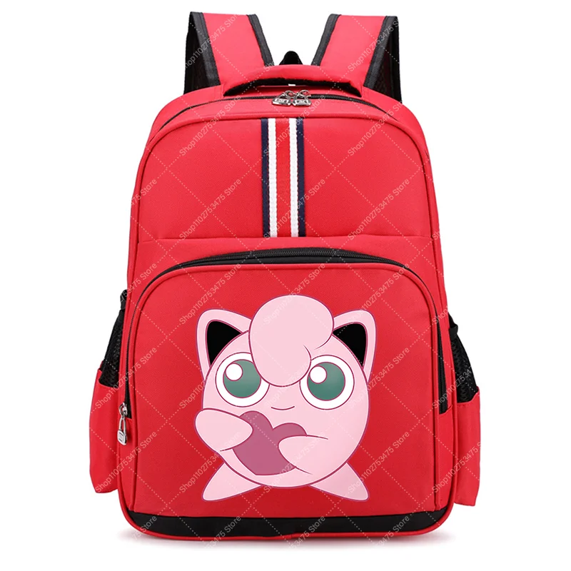 Boy Girl Large Capacity Schoolbag Book Bag Anime Squirtle Psyduck Printed Backpack for Kids Children Knapsack Birthday Gift 2026 view 3