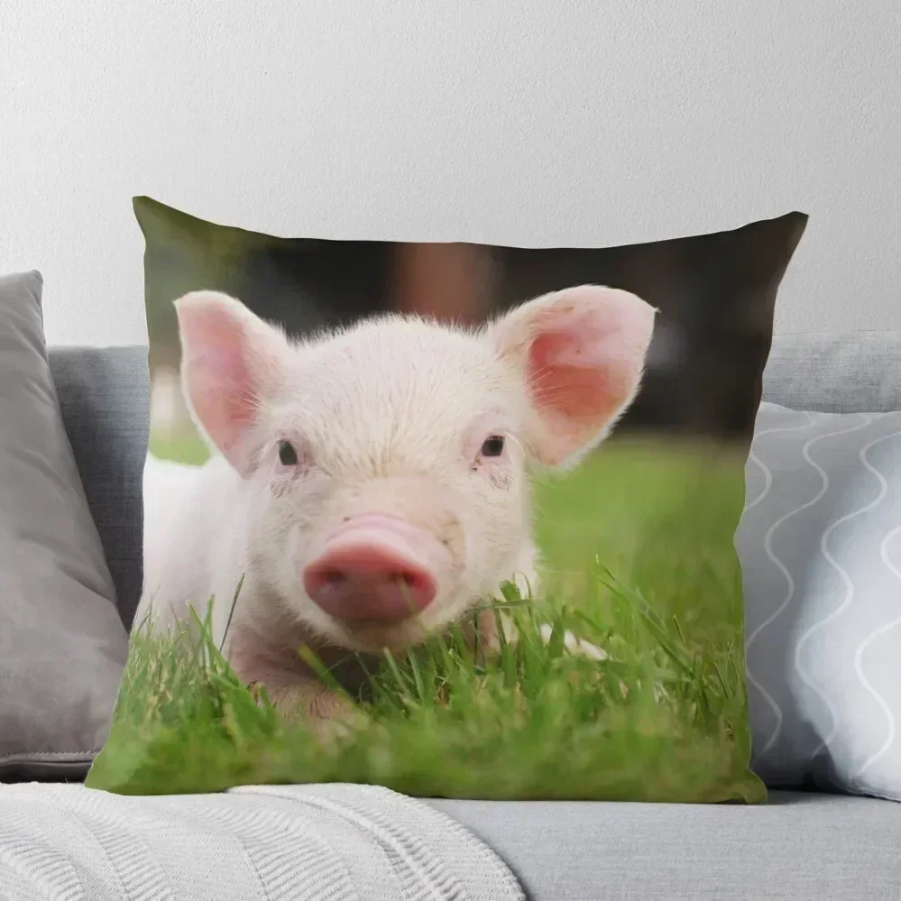 

Little Baby Piglet Pig Throw Pillow Anime Cusions Cover Decorative Cushions For Living Room Elastic Cover For Sofa pillow
