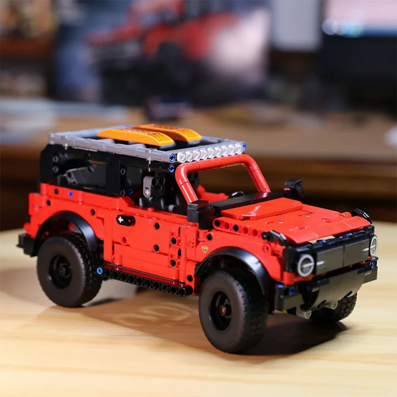 

943PCS Technical Off-Road Sports Car Ford SUV Building Blocks Model Racing Car Assemble Brick Vehicle Toy Gift For Kid Boy Adult