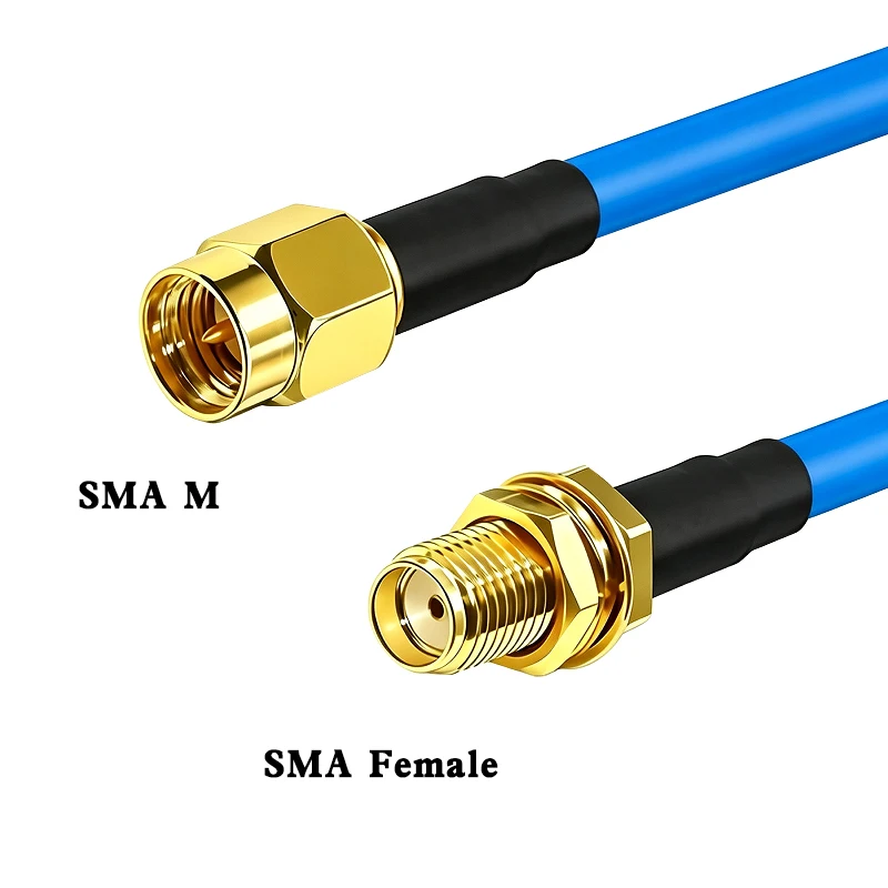 RG58 SMA Male to SMA Female 50Ohm Coaxial Cable Low Loss RF Coax Pigtail Antenna Extension for Walkie Talkie Ham Radio WiFi