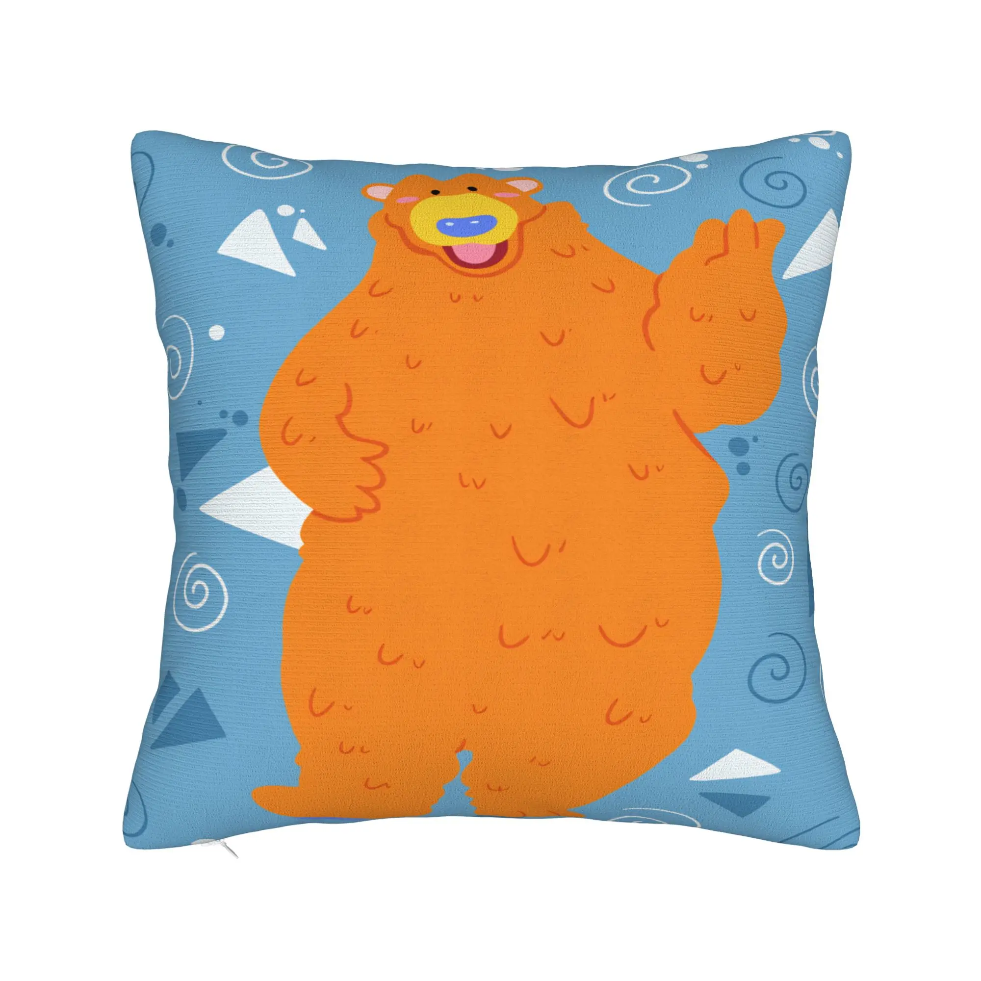 Tutter- B-Bear In The Big Blue House Pillowcases  Novelty Pillow Case For Sofa Home Decoration Comfy Pillow Cover