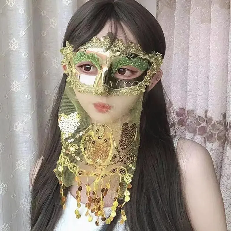 

Masquerades Mask Women Venetians Mask Party/Ball-Prom/Wedding/Wall Decorations Mardi Gras Mask Costume Mask with Veil