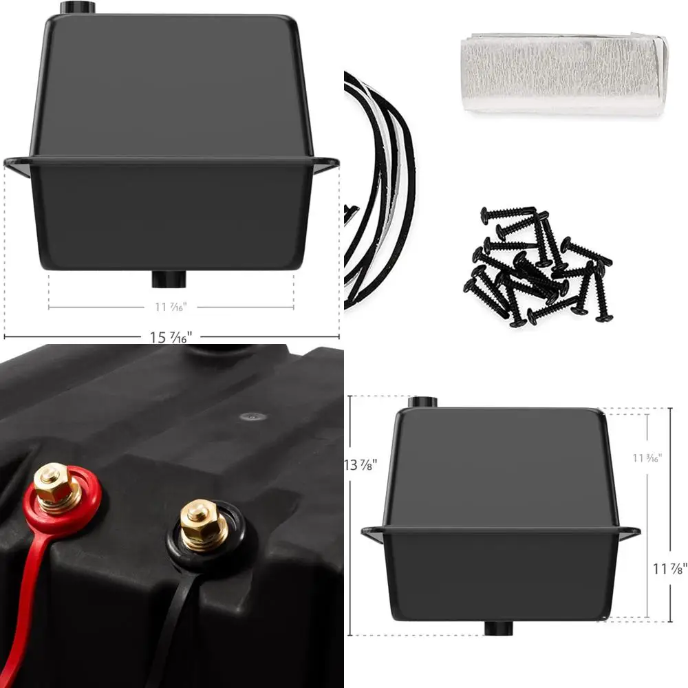 

Camco 55370 Vented RV/Marine Battery Box, Double Side-by-Side - Protects Your RV or Marine Battery from Collisions and Contamina