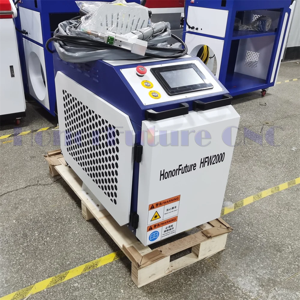 China 1kw 1.5w 2kw Portable Fiber Laser Welding Robot Machine Three-In-One Handheld Laser Welding Cutting Cleaning Machin