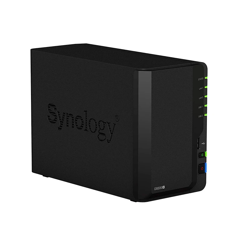 Original Synology DS220+ 2 Bay NAS DiskStation 2 GB DDR4 non-ECC