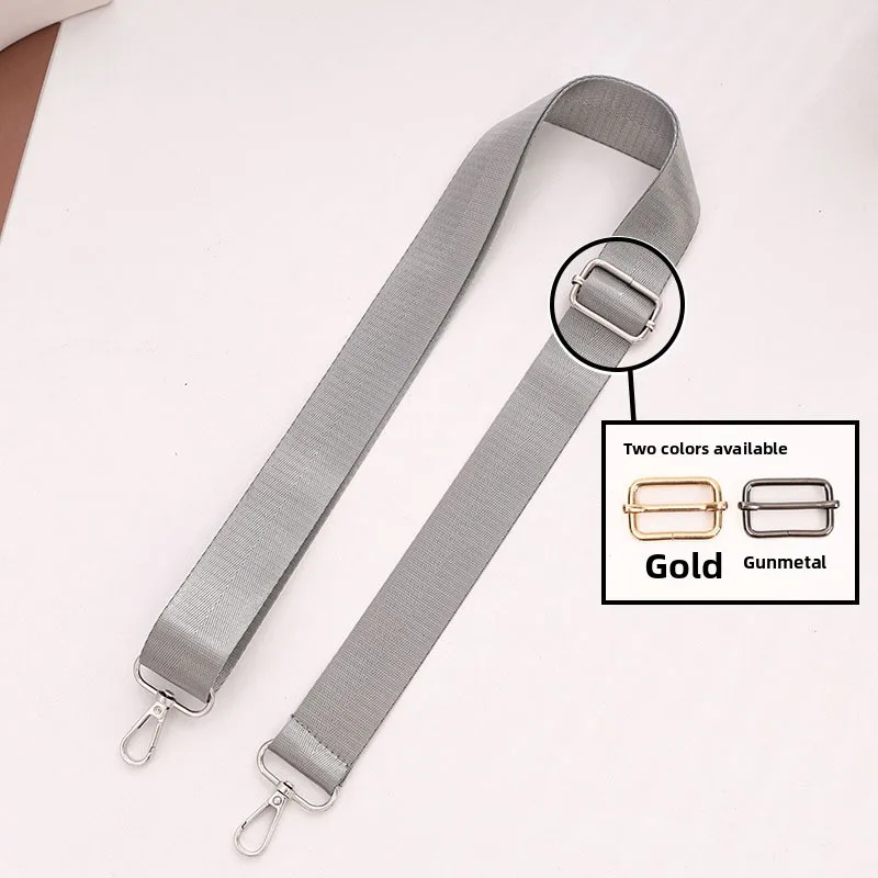 Solid Color Nylon Adjustment Bag with Shoulder Backpack with Crossbody Strap 3cm Computer Shoulder Strap Kettle Shoulder Strap