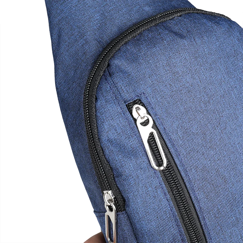 Versatile Fashion Casual Nylon Wear-resistant Multifunctional Zipper MEN\'S Chest Bag Crossbody Bag for Outdoor Travel