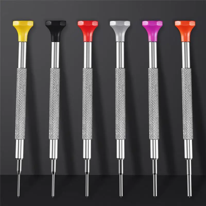 6PCS Precision Steel Screwdrivers Mobile Phone Watch Repair Tool Kit Strap Removal Cover Opener Flat Screwdriver Tools