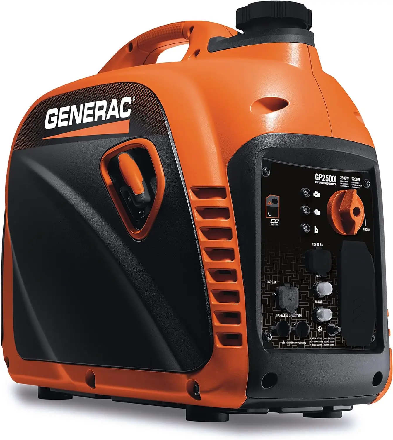  8251 GP2500i 2,500-Watt Gas Powered Portable Inverter Generator - Compact and Lightweight Design