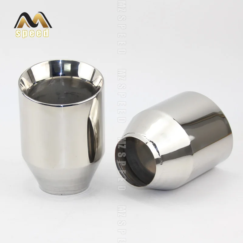 

Accessories Car Style stainless steel universal exhaust system end pipe+car exhaust tip 1 piece