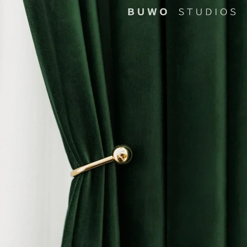 Mode Koningsblauw Fluwelen Gordijnen Voor Woonkamer Luxe Verduistering Slaapkamer Europese Raam Keuken Elegant Effen Kleur Tule
