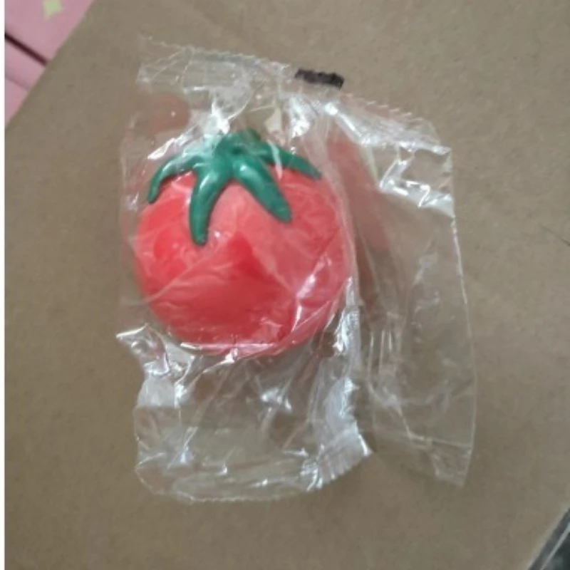 

Tomato Squishy Stress Ball - Soft Summer Taba Squishy Water Polo Fidget Sensory Toy for ADHD Autism Fights Fruits Stress Slow