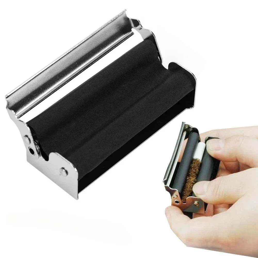 2pcs Simple Portable Home Manual Cigarette Rolling Machine Hand-Rolling Accessories Cigarette Device Smoking Accessories