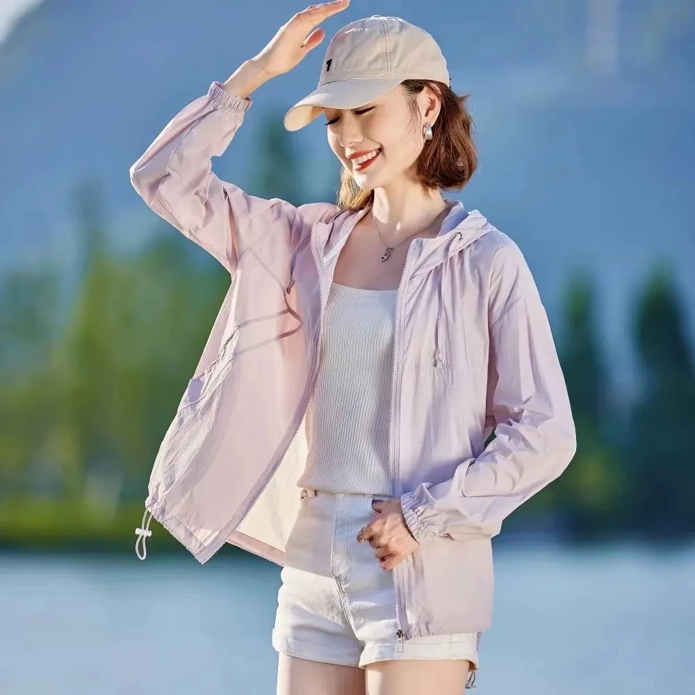 

Jeanswest UV Protection Jacket Men Women Summer Outdoor Sports Lightweight Loose Fit Breathable Casual Sun Resistant Skin Coat