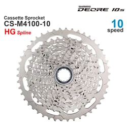 SHIMANO DEORE M4100 10v Cassette Sprocket CS-M4100-10 10-Speed - HYPERGLIDE -11-46T, 11-42TOriginal