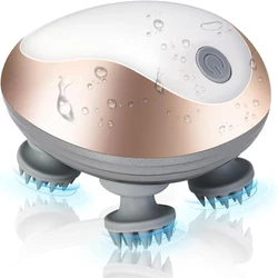 Scalp massager Mini Octopus claw hand charging multi-function kneading vibration massager Head massager