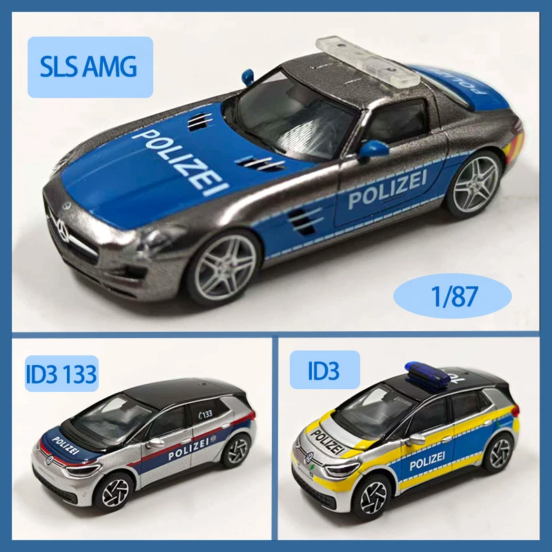 

HERPA масштаб 1/87 ID3/ID3 133/SLS пластиковая модель автомобиля статическая коллекция украшенные праздничные подарки игрушки сувенирный подарок