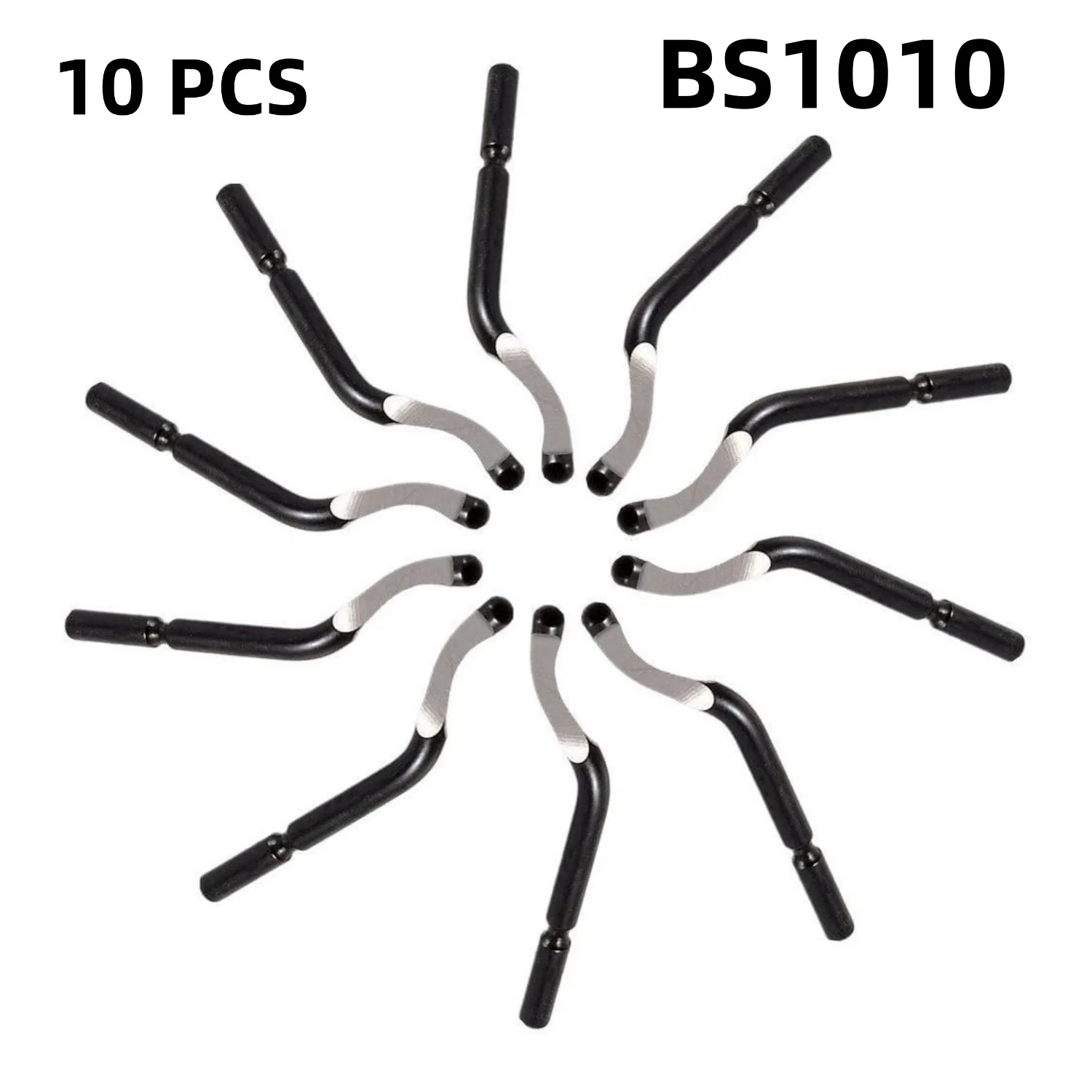 Pack of 10PCS BS1010 Deburring Blades Without Handle Burr Trimming Scrapers Blade Replacement for Deburr Blades Set