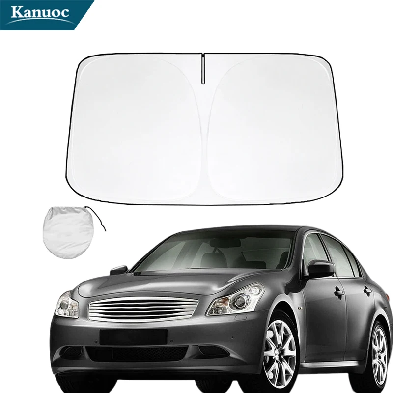

Car Folding Window Sunshade Cover Sun Shade Windshield Visor Protector Windscreen For Infiniti G20 G25 G35 G373 1991-2013