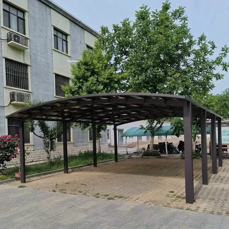 Aluminum Alloy Carport Home Villa Gazebos Garden Outdoor Canopy Tent Modern Custom Parking Shed Sunshade Awning Patio Pergola GL