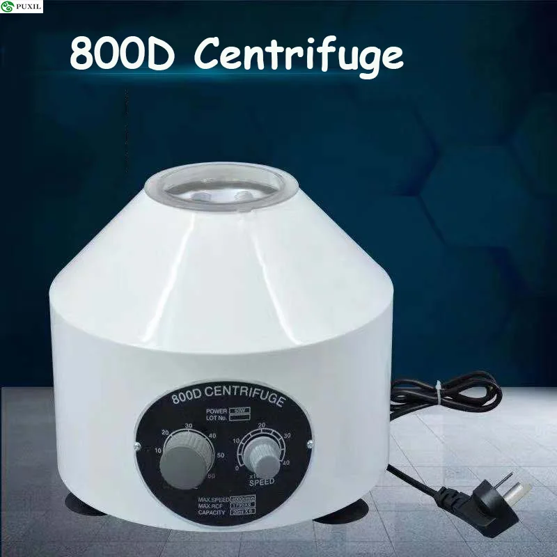 800D 4000rpm medical laboratory electric centrifuge laboratory centrifuge with 6 * 20ml 110V / 220V optional new arrival