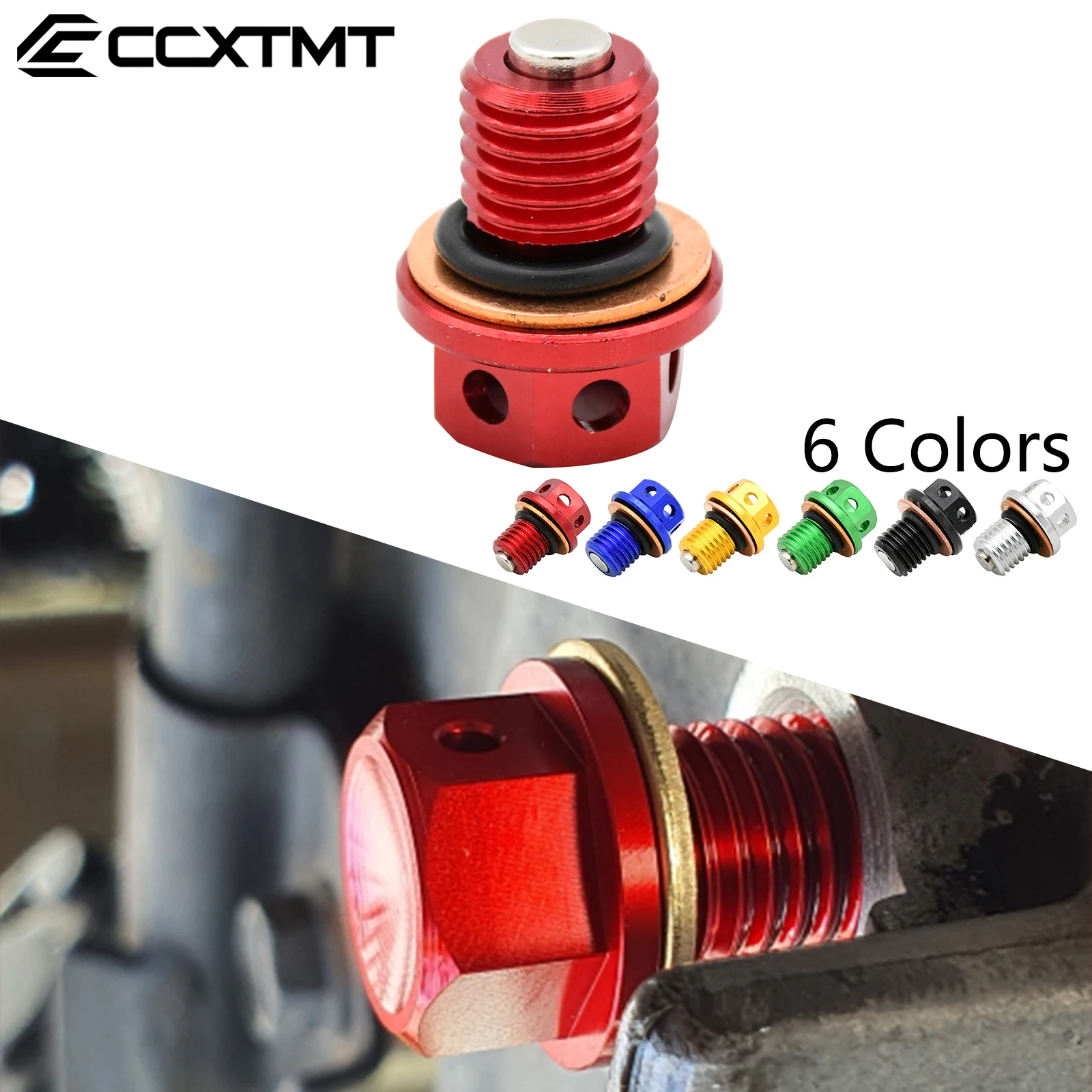 Motorcycle M12x1.5 Oil Drain Plug Bolt Screw For Yamaha XT YZ WR MT YZF WRF SEROW 80 100 125 250 250X 250R Motocross Accessories